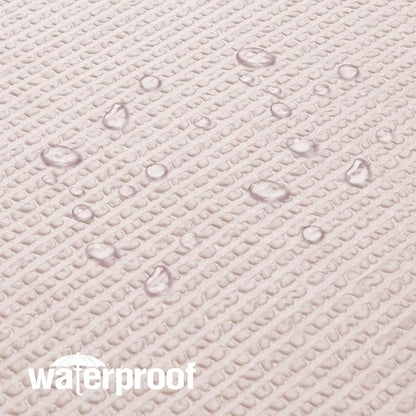 Berry Stall Fabric Shower Curtain 36 x 72 Inch - Soft & Waffle Small Pink Shower Curtain for Bathroom with Texture for Narrow Stall Size, Machine Washable Water Resistance, Hotel Style, Pink