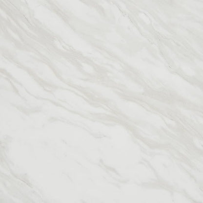 Daltile Perpetuo 12" X 12" Porcelain Marble Look Floor & Wall Tile in Polished Timeless White (13 pieces per carton) (12.22 sqft per carton)