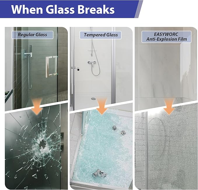36"-38" W x 72" H Frameless Pivot Shower Door Brushed Nickel | 1/4"(6mm) SGCC Tempered Glass with Explosion-Proof Film &Nano Coating,Customizable Width