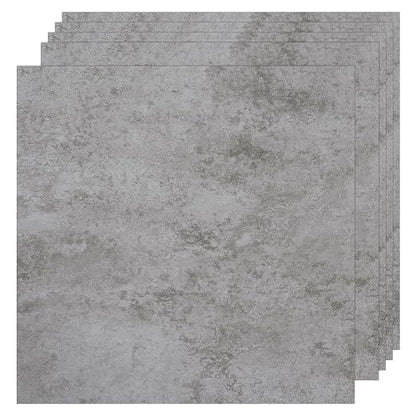 VallisCo 30-Piece Peel and Stick Floor Tiles, 12x12 Covers 30 Sq. Ft. Waterproof Vinyl Flooring, Renter-Friendly Self-Adhesive Floor Stickers for Kitchen, Bathroom, RV, Basement & Home DIY Dark Gray