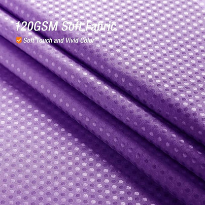 Purple Ombre Fabric Shower Curtain for Bath Decor, 72 x 72 | Ombre Fabric Shower Curtain, Purple Bathroom Decor Accessories Set, Water Repellent and Machine Washable