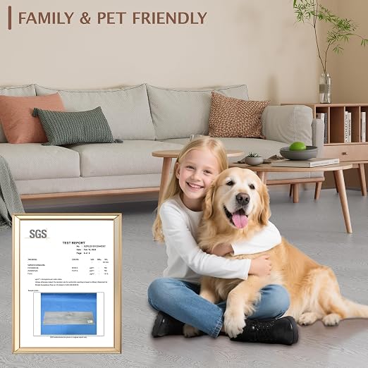 Peel and Stick Floor Tile, 30 Pcs 12" x 12" Waterproof Wood Grain Luxury Vinyl Plank Flooring, Easy DIY Self Adhesive Vinyl Floor for Bathroom, Kitchen, Living Room, White Washed Oak