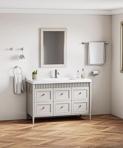 5 Pcs Chrome Bathroom Hardware Accessories Set SUS304 Stainless Steel | Towel Rack and Toilet Paper Holder Set, 26 Inch Towel Bar Set Wall Mounted by HOMEMYSTIQUE