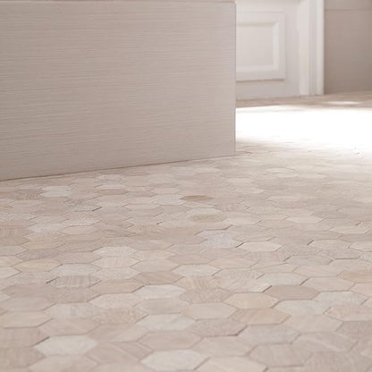 MSI Honeycomb Hexagon Natural Marble Tile for Kitchen Backsplash, Wall Tile for Bathroom, Floor Tile, Accent Wall Tile, and Shower Wall