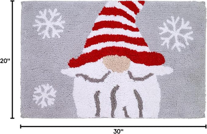 Avanti Linens - Christmas Bathroom Rug 20x30, Soft & Absorbent Cotton | Christmas Design, Soft & Absorbent, Non-Slip Backing, Machine Washable, Holiday Bathroom Décor