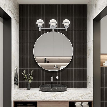 Livex Lighting 5713-05 Oldwick 3 Polished Chrome Bath Light, 24 x 7.25 x 8.25