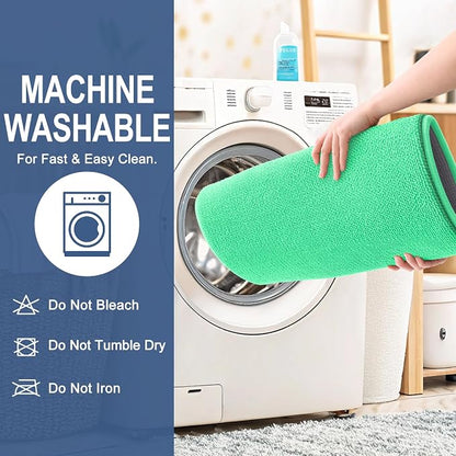 OLANLY Thick Memory Foam Bathroom Rug 36x24, Absorbent Bath Mat, Mint Green | Soft Quick Dry Bath Rugs, Non-Slip, Machine Washable Carpet for Bathroom Floor, Tub and Shower, Home Decor Accessories