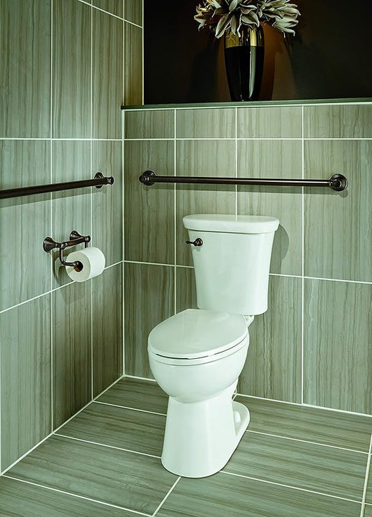 DELTA FAUCET 41624-RB Traditional 24" Grab Bar with Concealed Mounting, Venetian Bronze Venetian Bronze