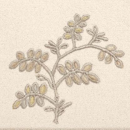 Avanti Linens - Hand Towel, Soft & Absorbent Cotton Towel (Willow Collection, Ivory)