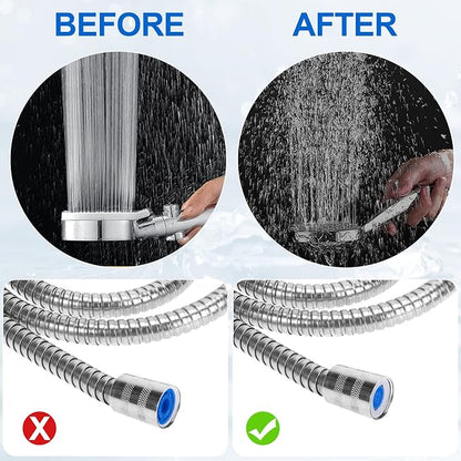PAGOW 10pcs Shower Flow Reducer Limiter, gpm 1.5 1.8 2.0 2.5 3.0 | Water Saver Adapter Set for Handheld Shower, Bathroom, Toilet (0.56x0.54 x 0.21inch)