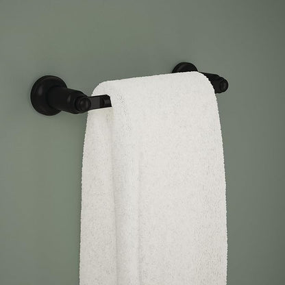 Delta Saylor 2-Piece Bathroom Set with 8 in. Hand Towel Holder and Toilet Paper Holder | Matte Black Bathroom Accessories | Bathroom Hardware Set