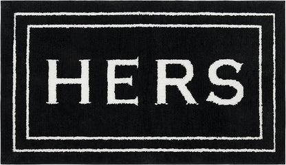 Mohawk Home Hers Ebony 2' x 3' 4" Bath Mat