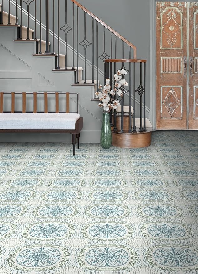 FloorPops Charleston Peel and Stick Floor Tiles, FP6467