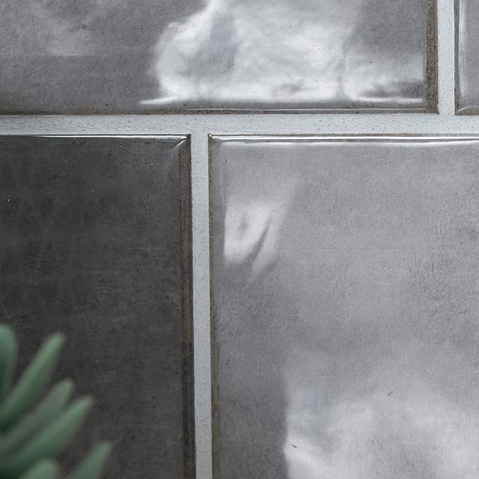 MSI Renzo Storm 5 in. x 5 in. Glossy Ceramic Square Wall Tile for Bathroom, Kitchen Backsplash, Accent Wall, and Shower