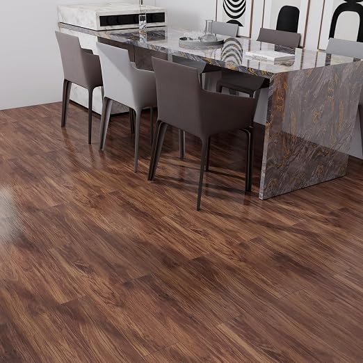 36-Pack 54 Sq.ft Peel and Stick Floor Tiles,Luxury Vinyl Flooring Wood Plank,Self-Adhesive Waterproof for Bedroom, Kitchen, Living Room Home Decor
