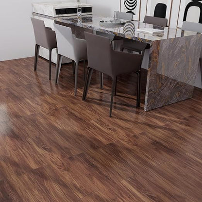 36-Pack 54 Sq.ft Peel and Stick Floor Tiles,Luxury Vinyl Flooring Wood Plank,Self-Adhesive Waterproof for Bedroom, Kitchen, Living Room Home Decor