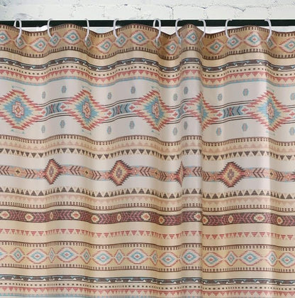 Greenland Home Fashions Fabric Sensations Shower Curtain, Stylish Bathroom Decor, Machine Washable, 72 inches x 72 inches, Phoenix