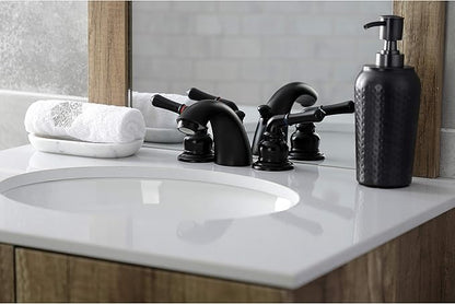 Kingston Brass KB950 Magellan Mini-Widespread Bathroom Faucet, Matte Black