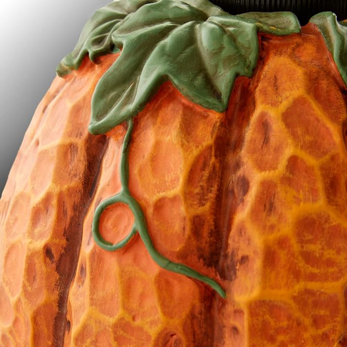 SKL Home Fall/Thanksgiving Harvest Bounty Soap/Lotion Dispenser, Orange | Can be used in the bathroom, kitchen, bar or any sink space. Coordinates with SKL Home Fall & Thanksgiving hand towels.