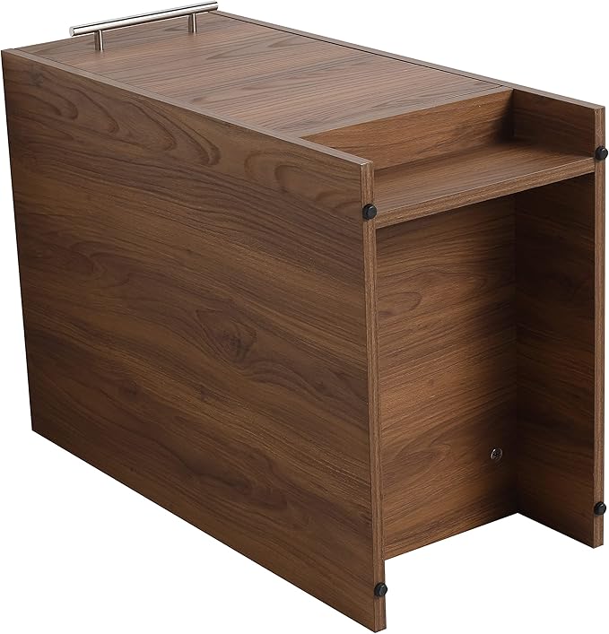 36" Bathroom Vanity, 36" Inch Freestanding Vanity with Ceramic Vessel Sink, Modern Single Sink Bathroom Vanity Combo, Brown Floor Stand Storage Cabinet Set(BRE400, 36 * 18)
