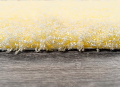Garland Rug Jazz Nylon Washable 24 in. x 40 in. Rubber Ducky Yellow Bath Rug Soft, Absorbent, and Stylish for Your Bathroom