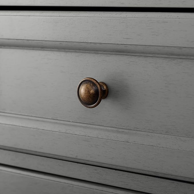 Crosley Furniture Tara Linen Storage Cabinet and Bathroom Organizer with a Drawer and Shelves, Vintage Gray