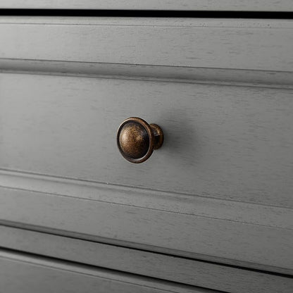 Crosley Furniture Tara Linen Storage Cabinet and Bathroom Organizer with a Drawer and Shelves, Vintage Gray