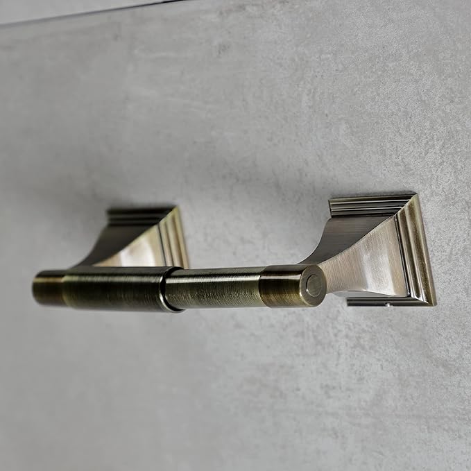 Kingston Brass BAHK61212478AB Monarch 5-Piece 18-Inch and 24-Inch Towel Bars Bathroom Accessory Set in Antique Brass