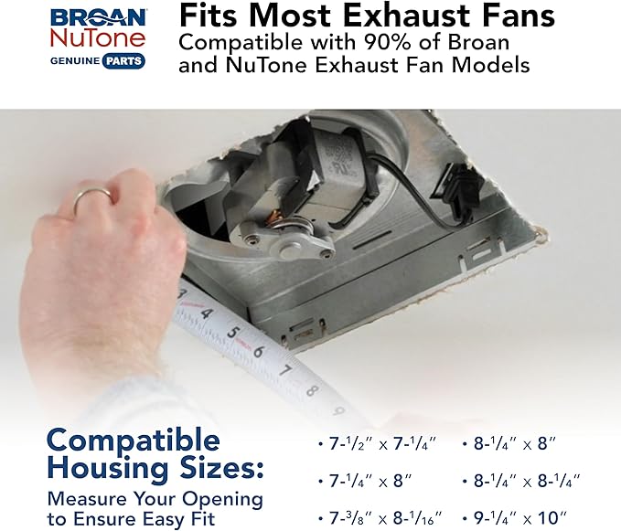 Broan-NuTone RCM700 Magnetic Universal CleanCover™ Bath Fan Replacement Grille