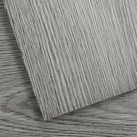 VallisCo Peel and Stick Vinyl Flooring 36 Pack 54 Sq.Ft, Waterproof Vinyl Flooring Peel and Stick for Office, Living Room, Bathroom, Kitchen - Unique Design Easy to Install Floor, Dark Gray