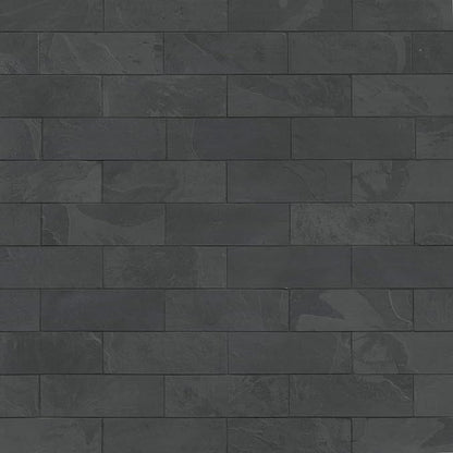 MSI Montauk Black 4 inch x 12 inch Gauged Slate Subway Tile for Kitchen Backsplash, Floor Tile, Wall Tile for Bathroom, Shower Wall Tile,