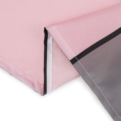 HVEST Modern Pink Shower Curtain with Hooks, Grey Black and White Abstract Geometric Shower Curtain for Bathroom, Mid Century Minimalist Shower Curtain Set Bathroom Decor Curtains, 72x78 inch