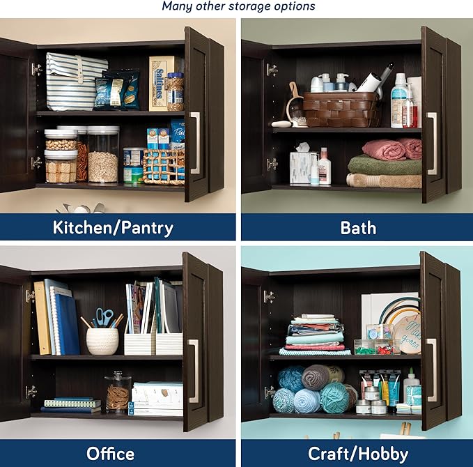 Sauder Homeplus Hanging Cabinet, Dakota Oak Finish