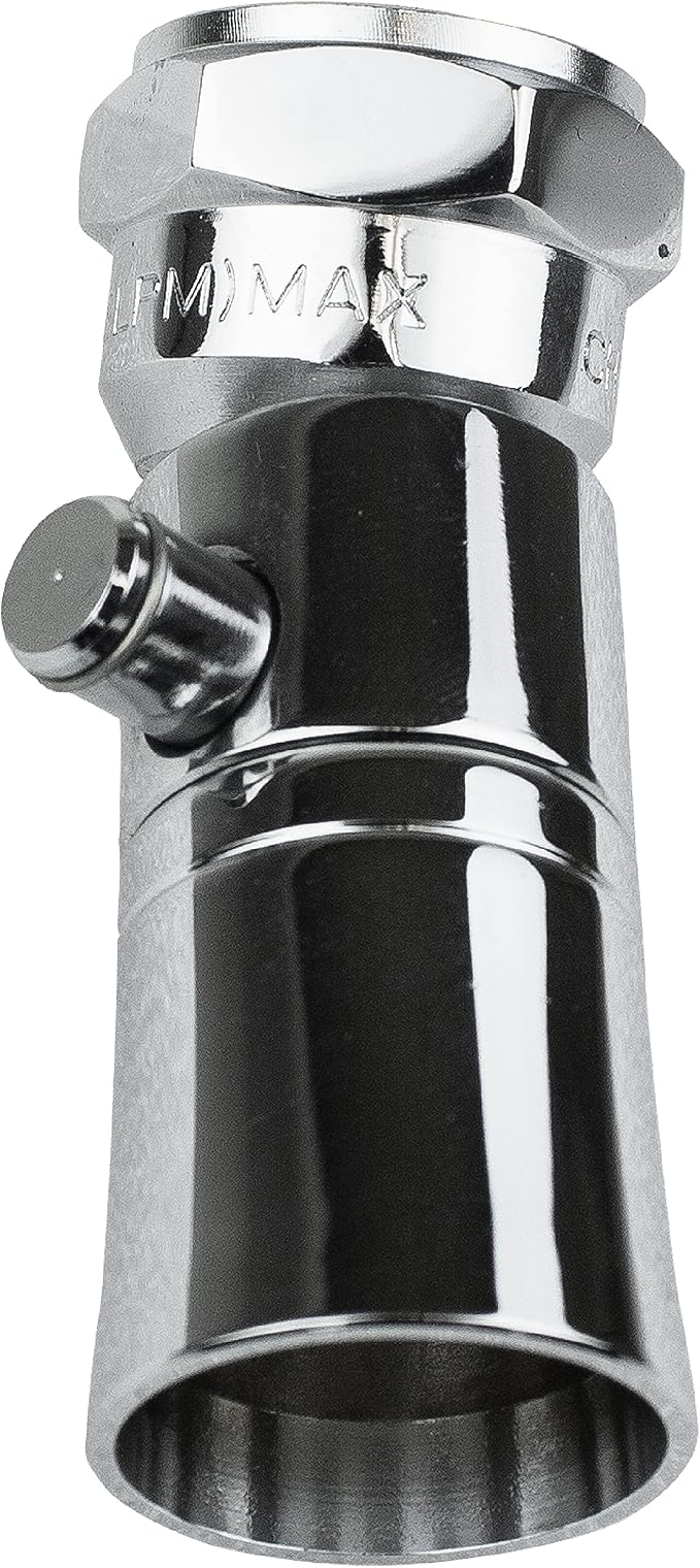 LDR Industries 520 1100CP-18 Water Saving Showerhead with Push Button Flow Control, Chrome Plated Brass