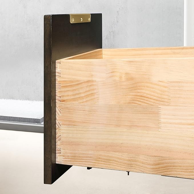 OVE Decors Indy 36 in. Undermount Single Sink Bathroom Vanity with White Engineered Marble Top, Dark Walnut