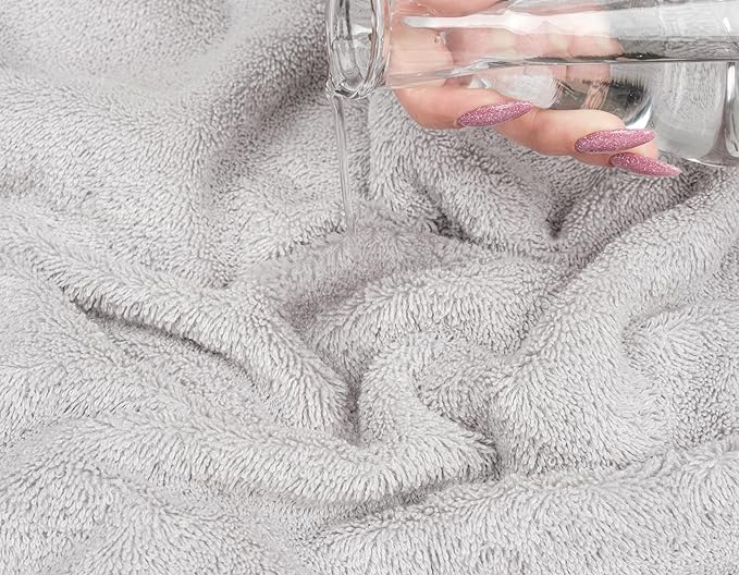 American Soft Linen 100% Cotton 600 GSM Turkish 40x80 Oversized Bath Towel Sheet, Extra Large Adult Towels for Bathroom, Silver Gray Bath Sheet