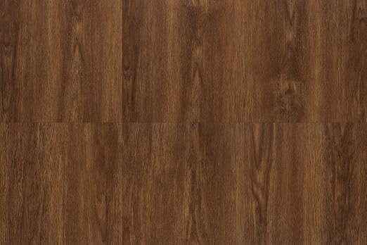 Peel and Stick Floor Tiles, Dark Brown Wood, 30 Sq.Ft | Non-Slip / Coated Surface / Indoor House / DIY Installation / Waterproof/Renter Friendly /2.8m2