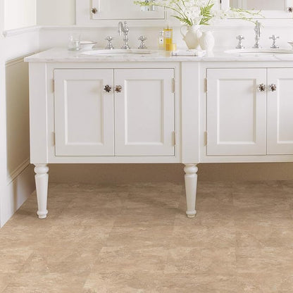 FloorPops FP3325 Canyon Peel & Stick Floor Tiles, Brown (Pack of 2)