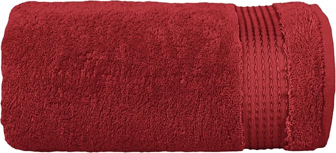 Elegant Comfort Premium Super Soft Highly Absorbent 1 Piece Oversized Bath Sheet - 40" x 80" inch, Luxurious Hotel Spa Quality 100% Turkish Cotton Extra Large Bath Towels for Adults, Burgundy