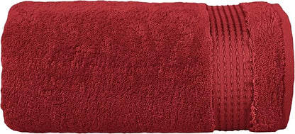 Elegant Comfort Premium Super Soft Highly Absorbent 1 Piece Oversized Bath Sheet - 40" x 80" inch, Luxurious Hotel Spa Quality 100% Turkish Cotton Extra Large Bath Towels for Adults, Burgundy