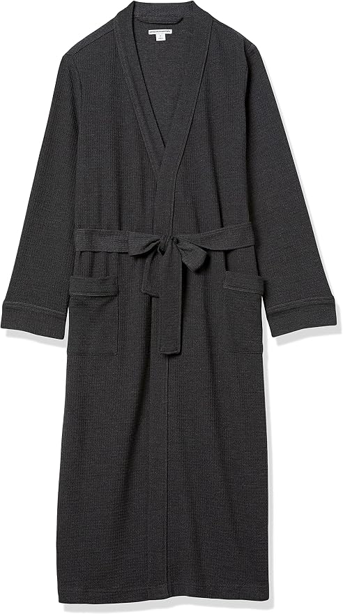 Amazon Essentials Women's Lightweight Waffle Full-Length Bath Robe (Available in Plus Size)