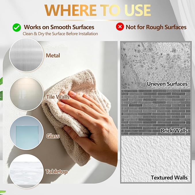 48 Pack 3D Metallic Peel and Stick Backsplash Tiles, 8"x8" Self Adhesive Wall Panels for Kitchen Bathroom, Waterproof Decorative Tiles for Renters and DIY, Easy Install, Cream Gold Relief Floral