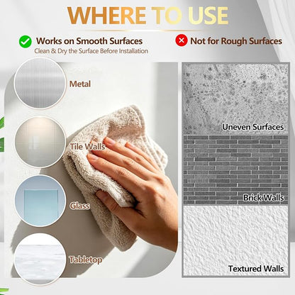 48 Pack 3D Metallic Peel and Stick Backsplash Tiles, 8"x8" Self Adhesive Wall Panels for Kitchen Bathroom, Waterproof Decorative Tiles for Renters and DIY, Easy Install, Cream Gold Relief Floral