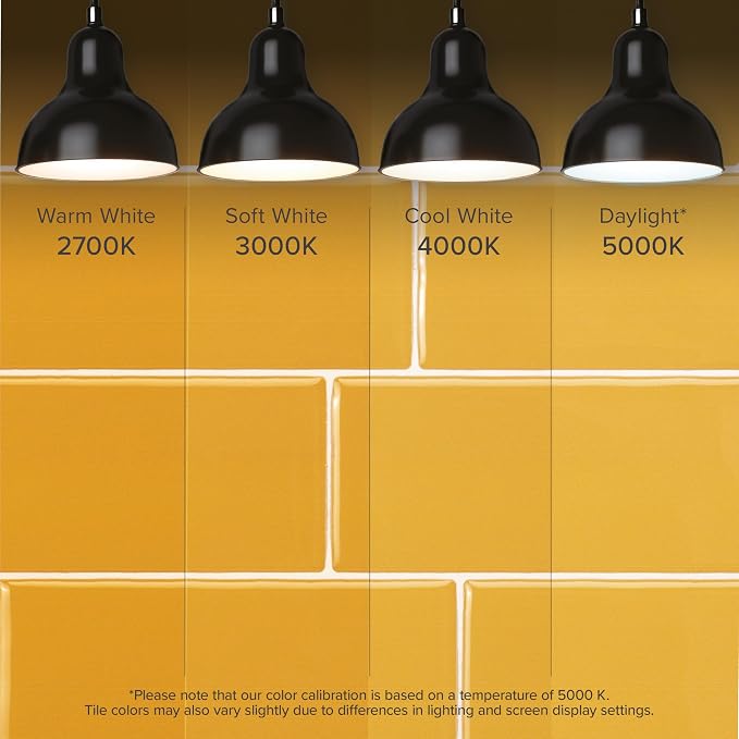 Smart Tiles Peel and Stick backsplash, Subway Yellow, 11.55"x8.38" | Pack of 5 (2.8 sq ft), Glossy, Heat/Moisture Resistant, Low VOC, Kitchen/Bathroom, Renter Friendly, Made in Canada