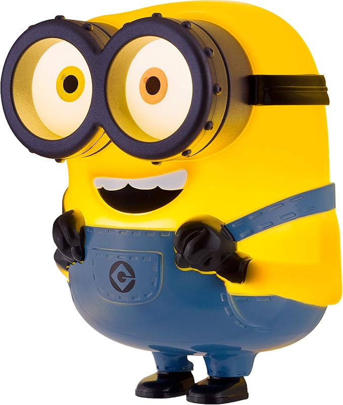 Minions Plug in Night Light with Dusk to Dawn Sensor | Night Light for Kids Room, Bedroom, and Playroom, UL Certified, Energy Efficient