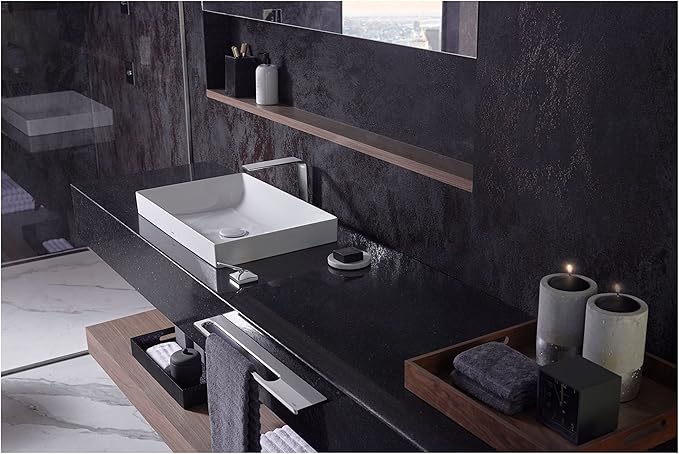 TOTO Kiwami Rectangular 20" Vessel Bathrroom Sink with CEFIONTECT, Cotton White - LT475GR#01