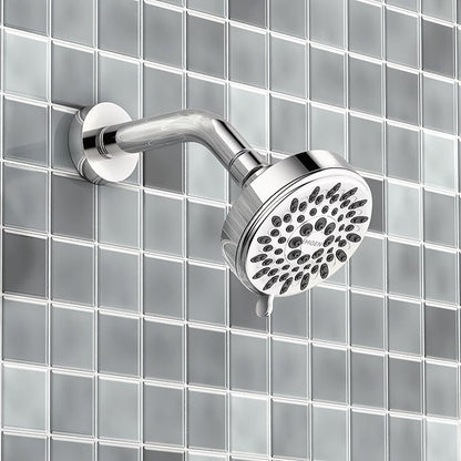 Moen Ignite Chrome Five-function Shower Head With 2.5 GPM High-Pressure Spray, 20090 (Pack of 2)