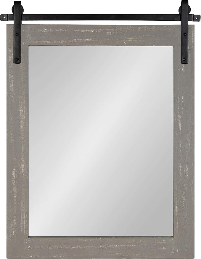Kate and Laurel Cates Farmhouse Wall Mirror