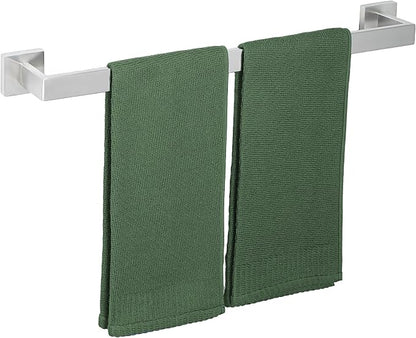 Alise Towel Bar Towel Racks for Bathroom Wall Mount 24 Inch,Brushed Nickel | SUS304 Stainless Steel Bathroom Towel Holder, Full Square Towel Rod Towel Hanger for Bathroom Lavatory Kitchen