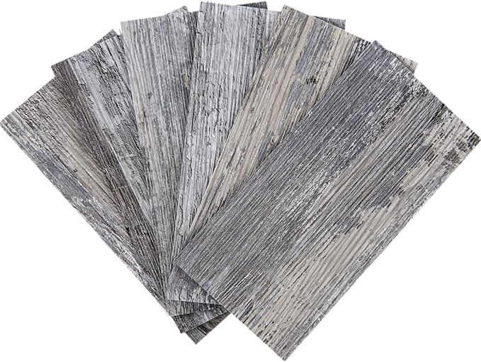Art3d 102-Pack Peel and Stick Backsplash, Stick on Subway Tile, Wood Plank | 3 x 6 in, PVC, Self Adhesive, Waterproof, Traceless Peel, Modular Splicing, Ideal for Vanities, Bathrooms